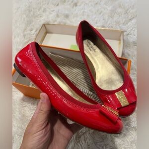 Kate Spade Flats - Size 7.5 - Maraschino patent red